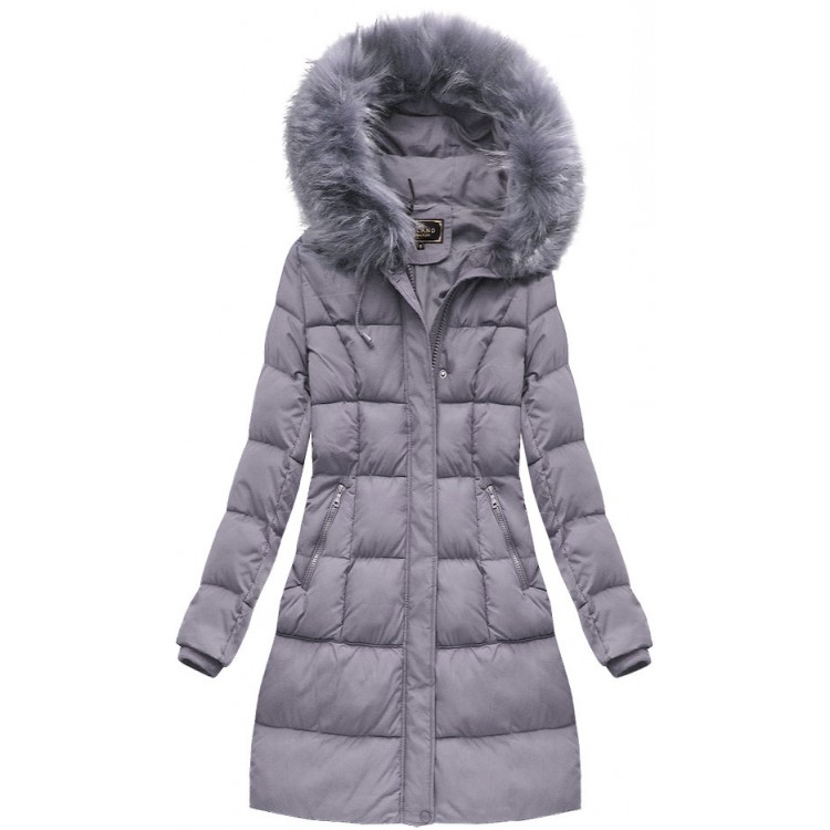 Dámska zimná bunda  fialová (7757BIG)