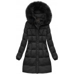 Dámska zimná bunda čierna  (7757BIG)