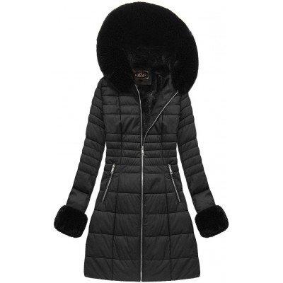 Dámska zimná bunda čierna (5521)
