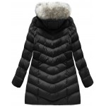 Dámska zimná bunda čierna (W761)