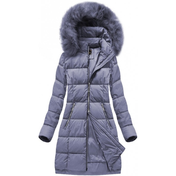 Dámska zimná bunda MODA702 fialová (7702)