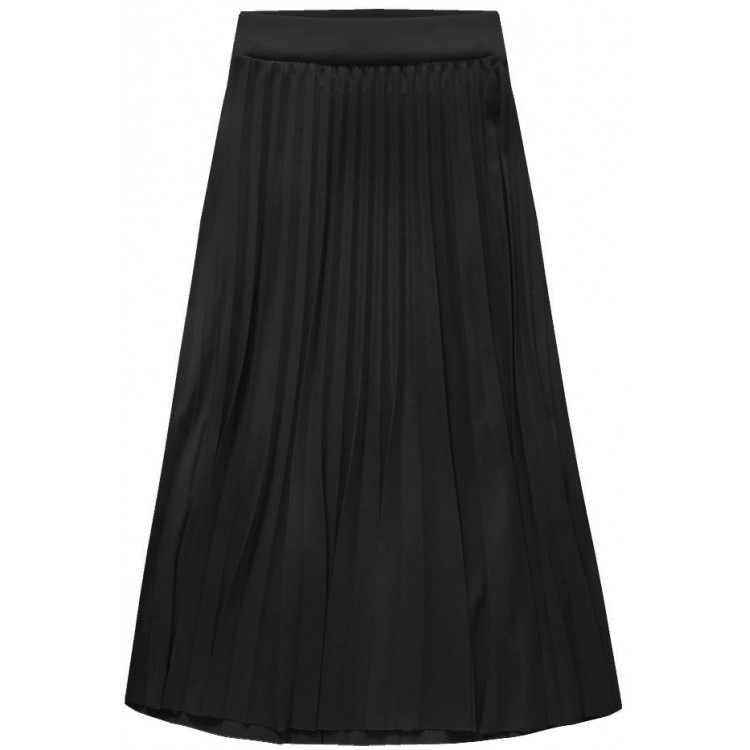 Dámska plisovaná sukňa midi čierna (140ART)
