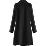 Dámsky jarný kabát čierny (3106)