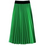 Dámska plisovaná midi sukňa zelená (201ART)
