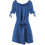 Dámske krátke šaty modré (279ART)