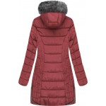 Dámska zimná bunda ružová (B2632-30)