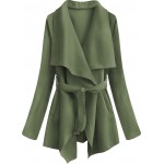 Dámsky jarný plášť zelený (553ART)