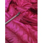 Dámska lesklá vesta ružová (7000)