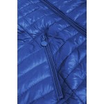 Dámska dlhá jesenná bunda modrá  (7178)