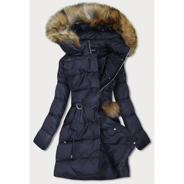 Dámska zimná bunda tmavomodrá (GWW1988)