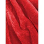 Dámska zimná bunda parka khaki-červená (X619X)