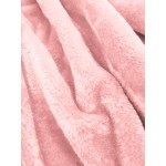 Dámska zimná bunda parka khaki-ružova (X619X)