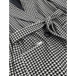 Dámsky kabát čierno-biely (2720)