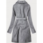 Dámsky kabát šedý (2706)