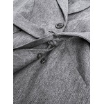 Dámsky kabát šedý (2706)