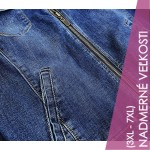 Dámska jeansová bunda tmavomodrá (GD6335)