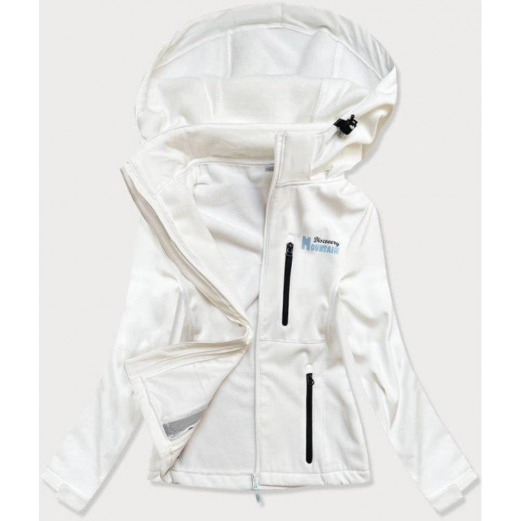 Dámska športová bunda typu softshell biela HH028)
