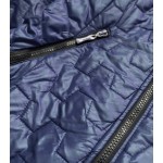 Dámska jesenná prešívaná bunda modrá (BR0121)