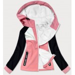 Dámska športová bunda typu softshell ružová (HD184-25)
