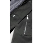 Dámska zimná bunda  khaki-šedá  (B533-11070)