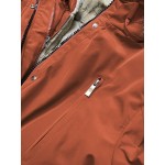 Dámska zimná bunda hnedá (W553)