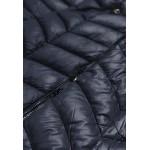 Dámska zimná bunda tmavomodrá  (8916-E)
