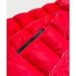 Dámska prešívaná zimná bunda červená (W807#)