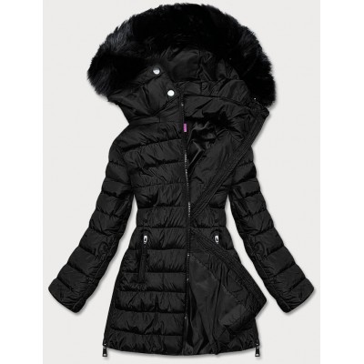 Dámska zimná bunda čierna  (8975-A)