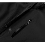 Dámska športová bunda typu softshell čierna  (HD181-1)