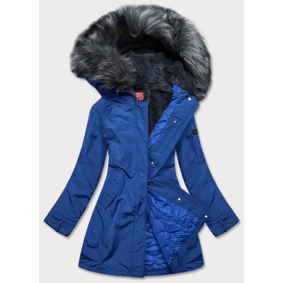 Dámska zimná bunda modrá  (M21309)