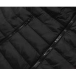 Ľahká prešívaná prechodná bunda čierna  (20311-392)