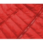 Ľahká prešívaná prechodná bunda červená  (20311-270)