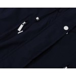 Dámska obojstranná jesenná bunda čierno-karamelová W502-1)
