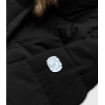 Dámska zimná bunda parka čierna  (M-21013)