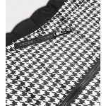 Dámska jarná bunda  čierno-biela  (W716-1)