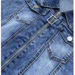 Dámska jeansové šaty  modré  (GD6620)