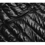 Dámska asymetrická jarná bunda čierna  (PC-6106-1)