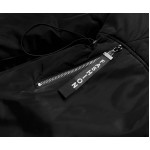 Dámska prechodná bunda  čierno-biela  (B8037-1026)