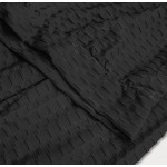 Dámsky set krátka blúzka a legíny čierny (M4566)
