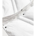 Prešívaná dámska zimná bunda biela (5M731-281)