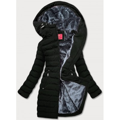 Dámska zimná bunda čierna (M-21307)