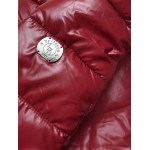 Dámska zimná bunda tmavočervená (M-21006)
