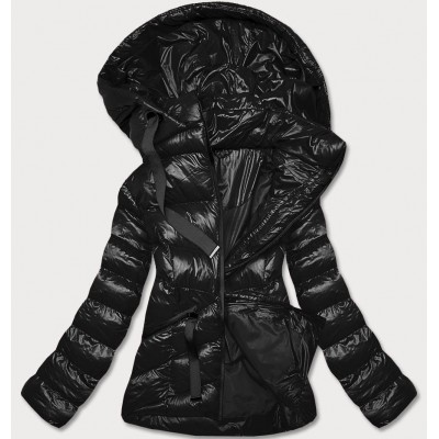 Dámska krátka zimná bunda čierna  (23066-392)