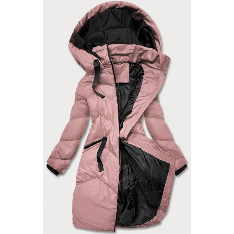 Dámska zimná bunda ružová (5M733-46)