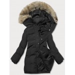 Dámska zimná bunda čierna  (5M781-392)
