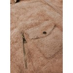 Krátky vlnený kabát béžový  (553)