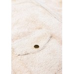 Krátky vlnený kabát ecru  (553)