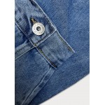Dámska jeansová bunda modrá  (GD8727-K)