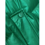 Dámska vesta s kapucňou zelená  (B8171-82)