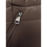 Dámska zimná bunda  hneda  (LHD-23032)